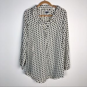 MUDPIE POLKA DOT BLOUSE